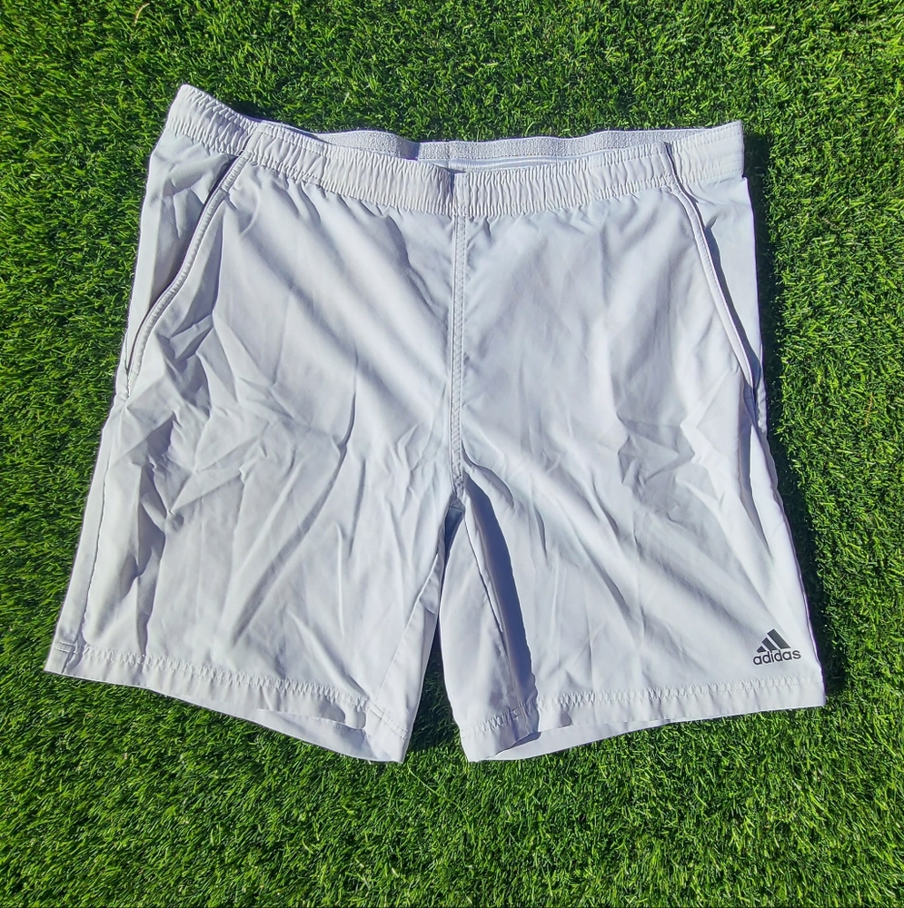 Adidas Men's Light Gray Athletic Shorts
